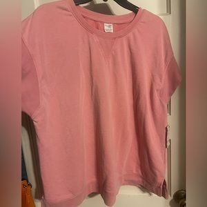 Terra & Sky Short Sleeve Sweatshirt NWT